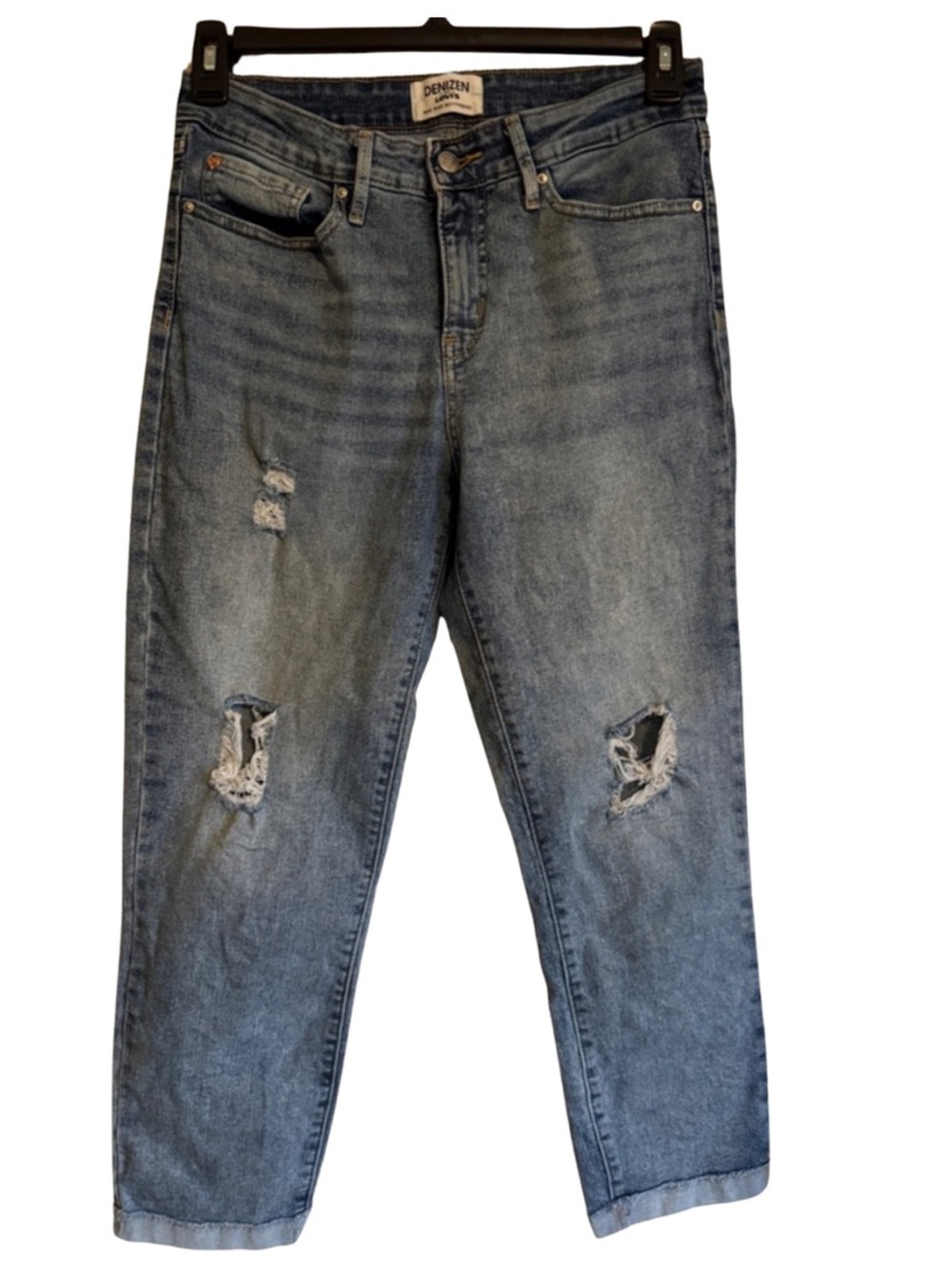 Denizen from Levi's Medium Wash Distressed Boyfriend Jeans Size 10/30